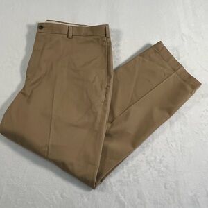 Brooks Brothers Chino Tan Pants Mens 40x30 Khaki Advantage Clark Cotton Pants
